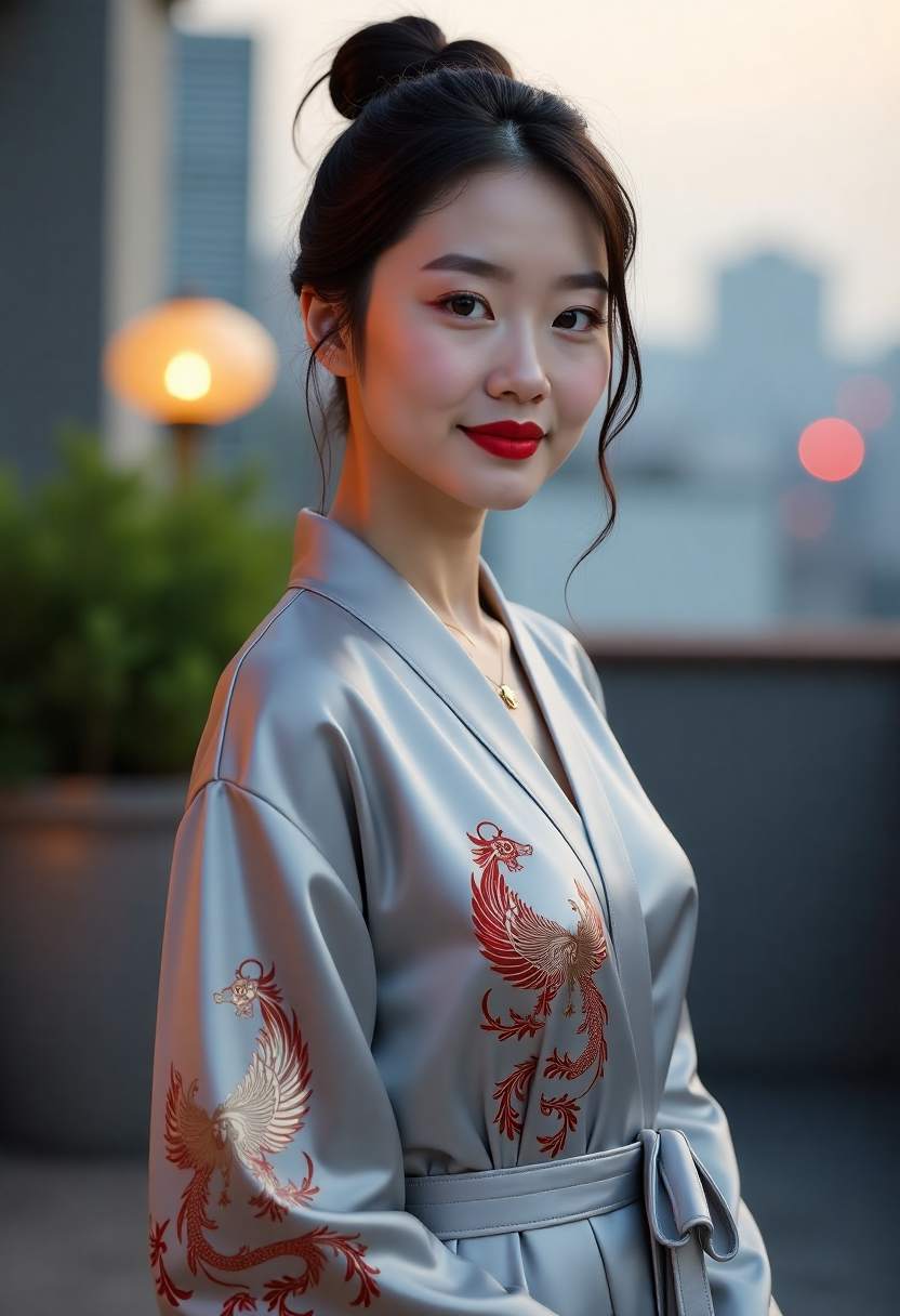 城市边缘的灯